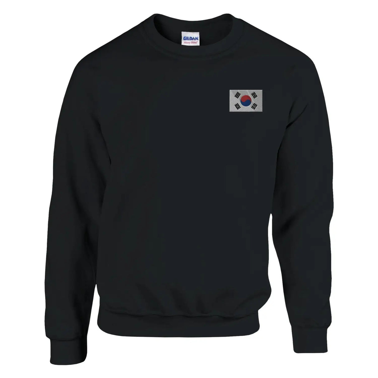 Sweat-shirt drapeau de la corée du sud en broderie - pixelformaflag