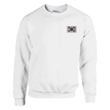 Sweat-shirt drapeau de la corée du sud en broderie - pixelformaflag