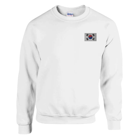 Sweat-shirt drapeau de la corée du sud en broderie - pixelformaflag