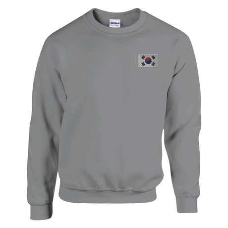Sweat-shirt drapeau de la corée du sud en broderie - pixelformaflag