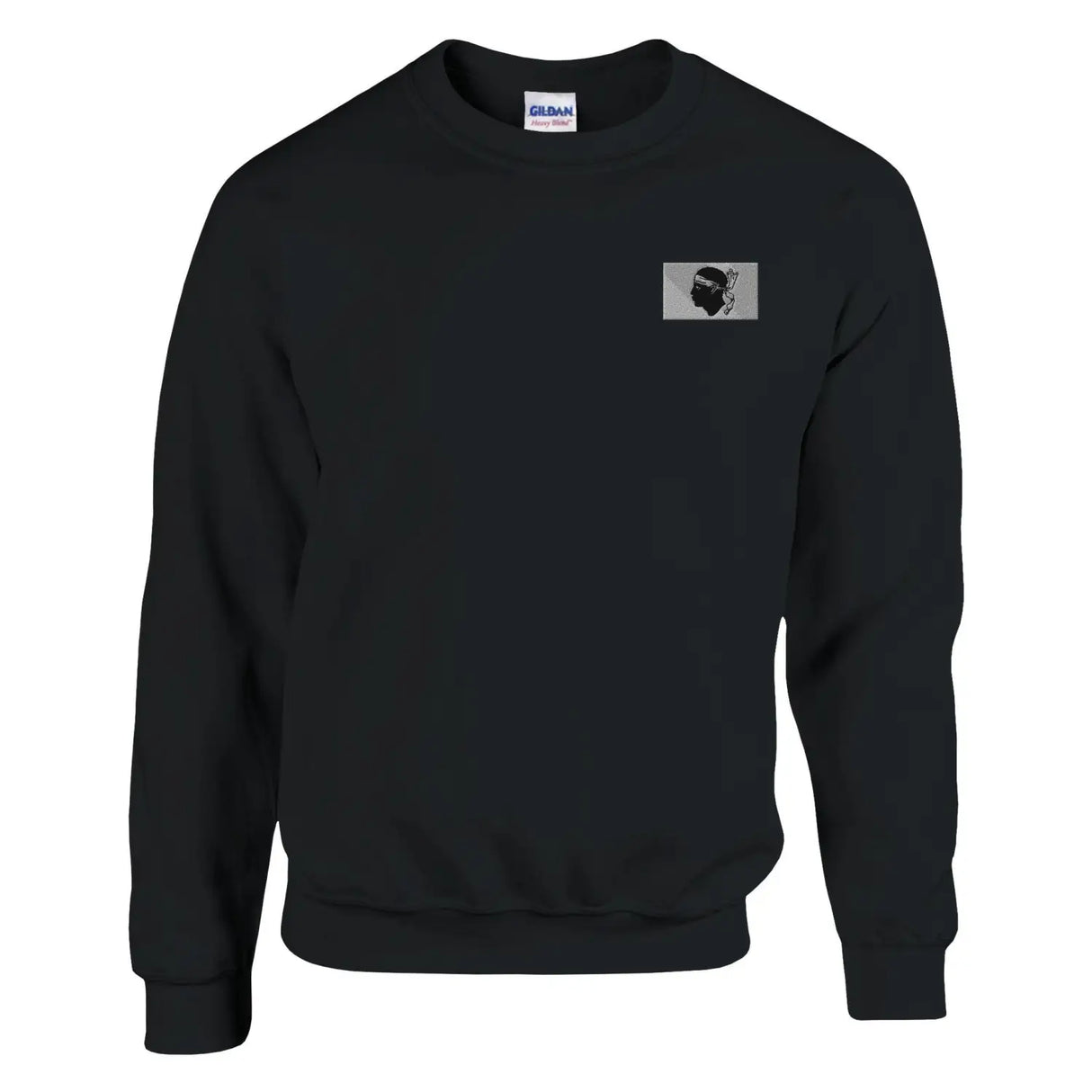 Sweat-shirt drapeau de la corse en broderie - pixelformaflag
