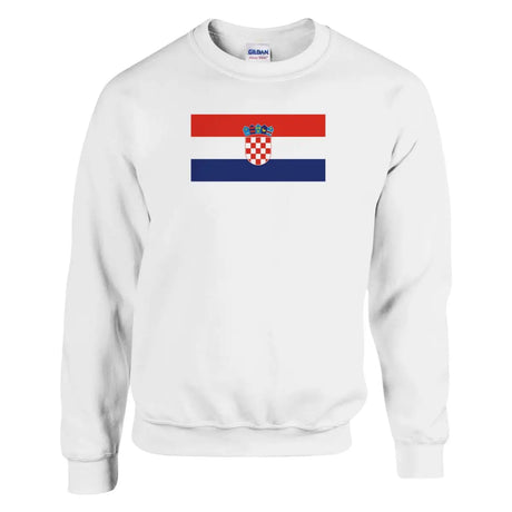 Sweat-shirt Drapeau de la Croatie - Pixelforma 