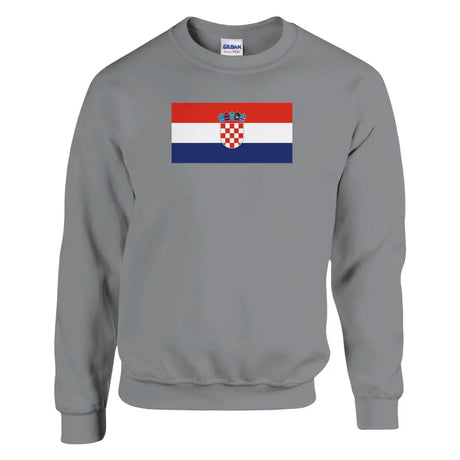 Sweat-shirt Drapeau de la Croatie - Pixelforma 