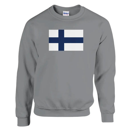 Sweat-shirt Drapeau de la Finlande - Pixelforma 