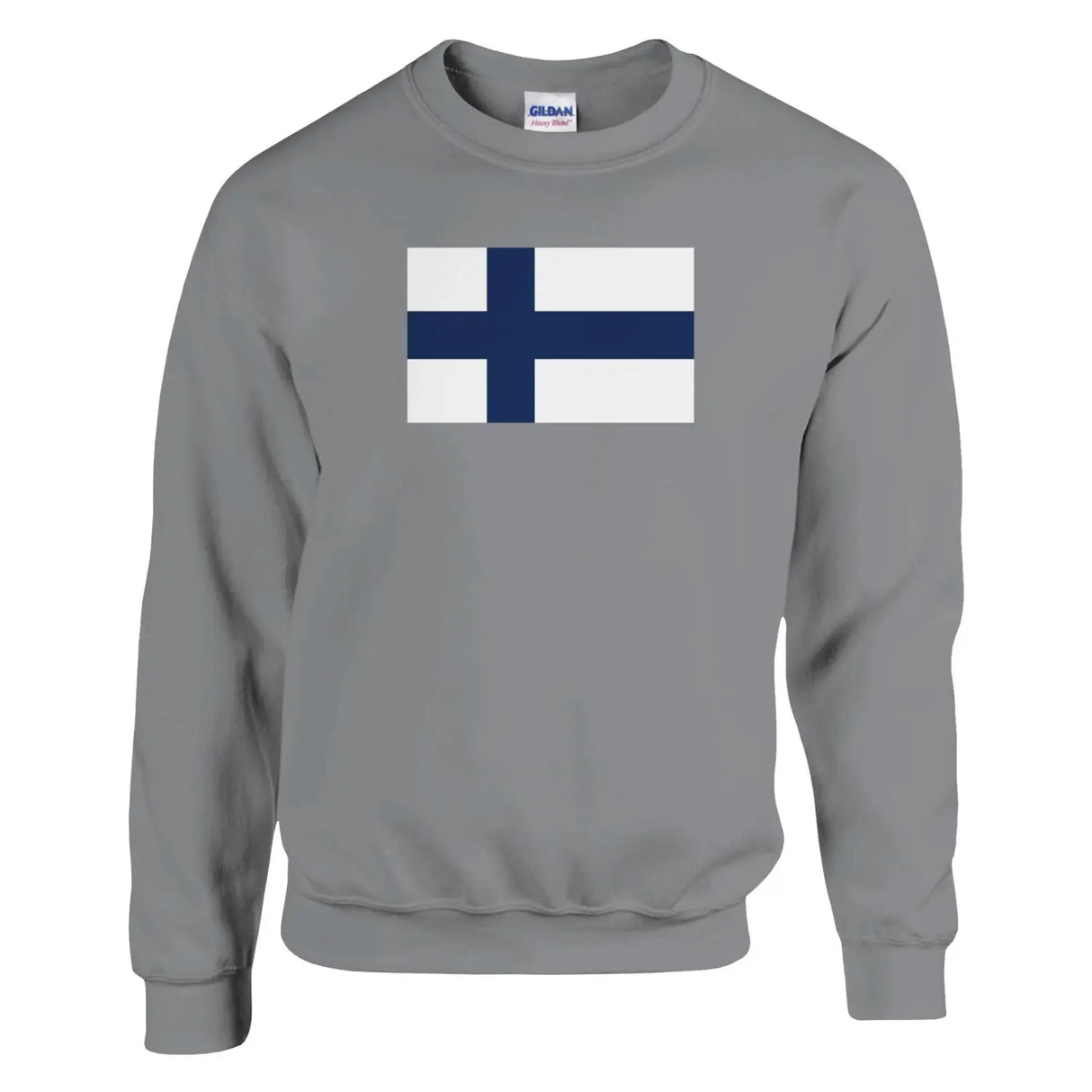 Sweat-shirt drapeau de la finlande - pixelformaflag