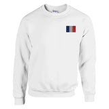 Sweat-shirt Drapeau de la France en broderie - Pixelforma 