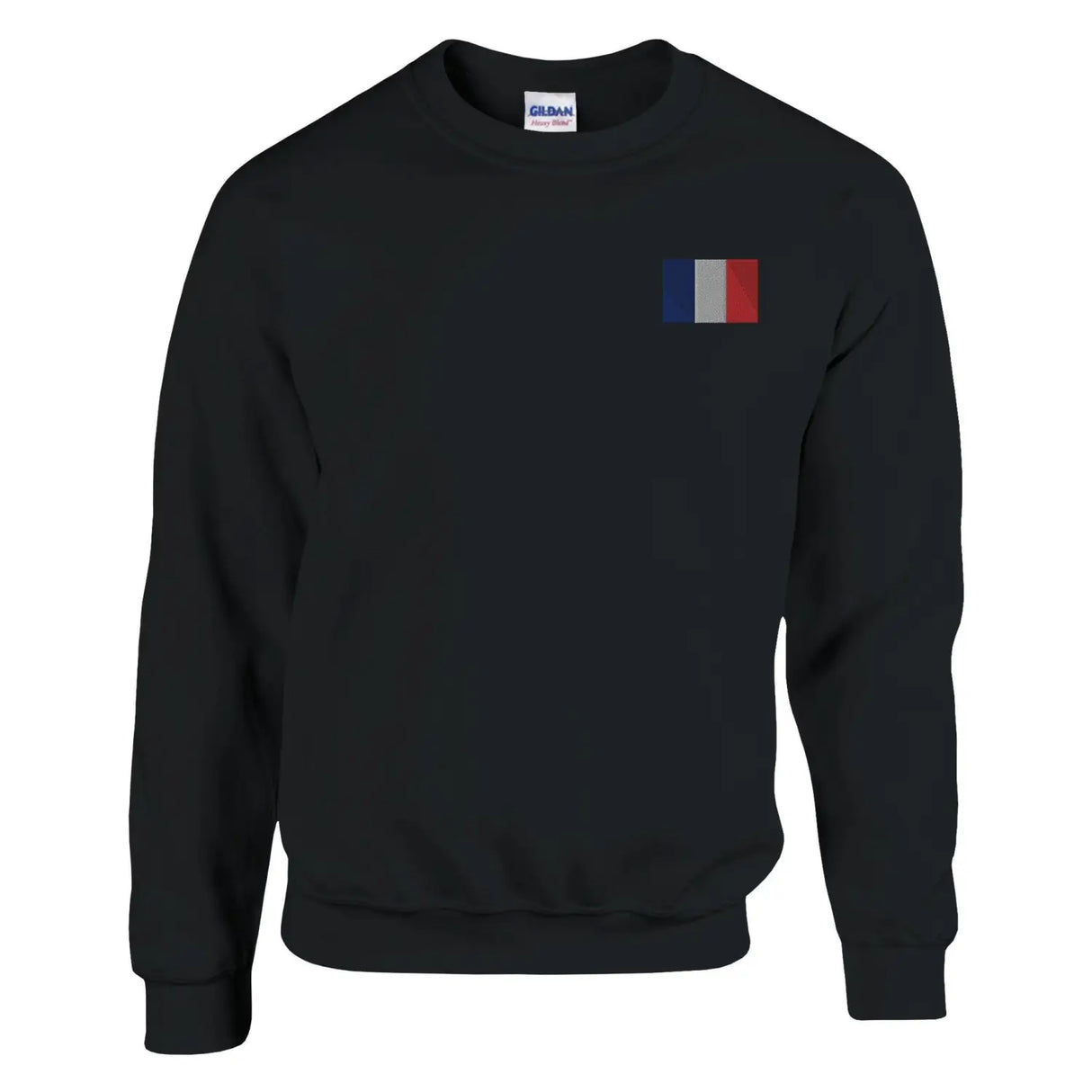 Sweat-shirt drapeau de la france en broderie - pixelformaflag