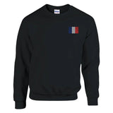 Sweat-shirt drapeau de la france en broderie - pixelformaflag