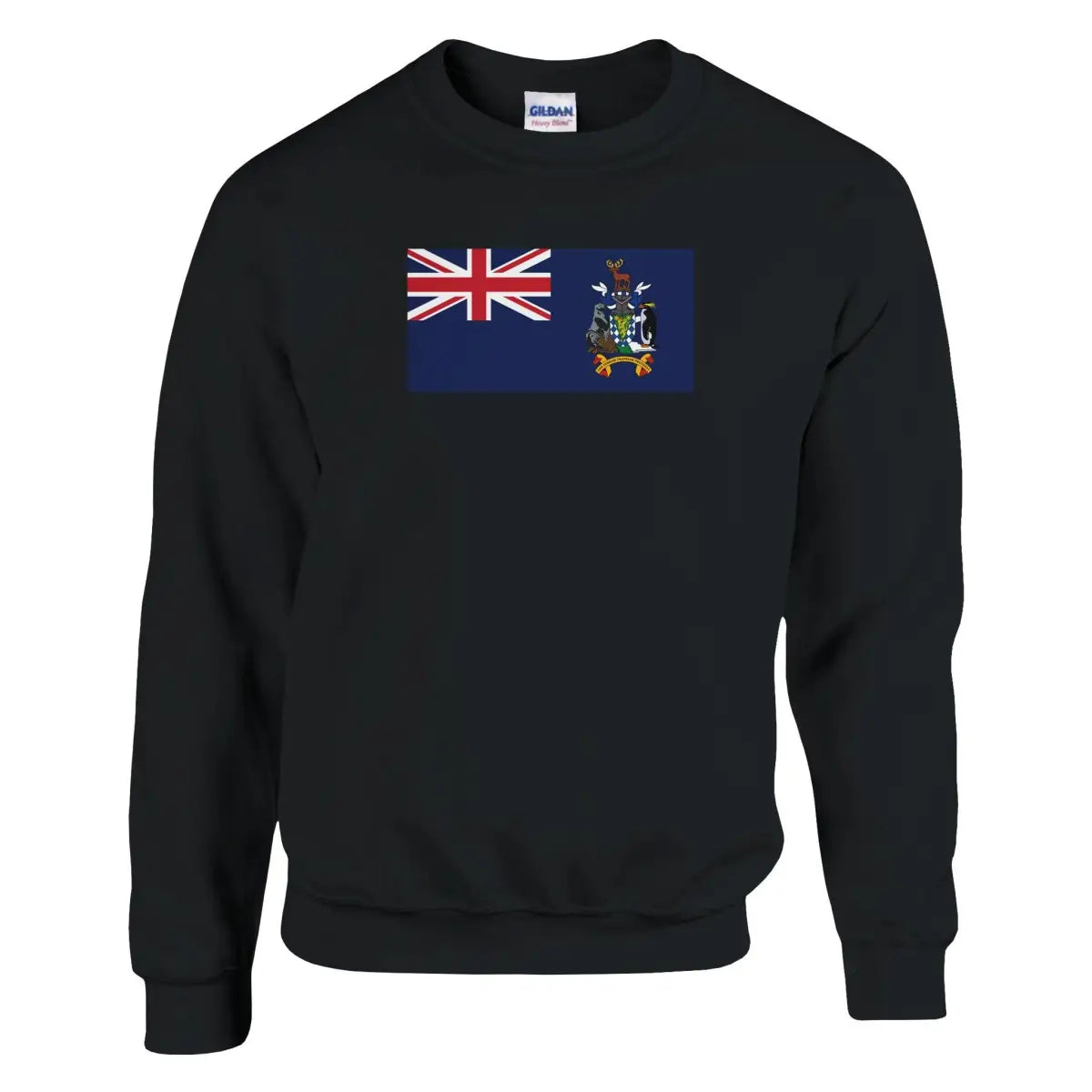 Sweat-shirt Drapeau de la Géorgie du Sud-et-les Îles Sandwich du Sud - Pixelforma 