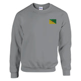 Sweat-shirt drapeau de la guyane en broderie - pixelformaflag