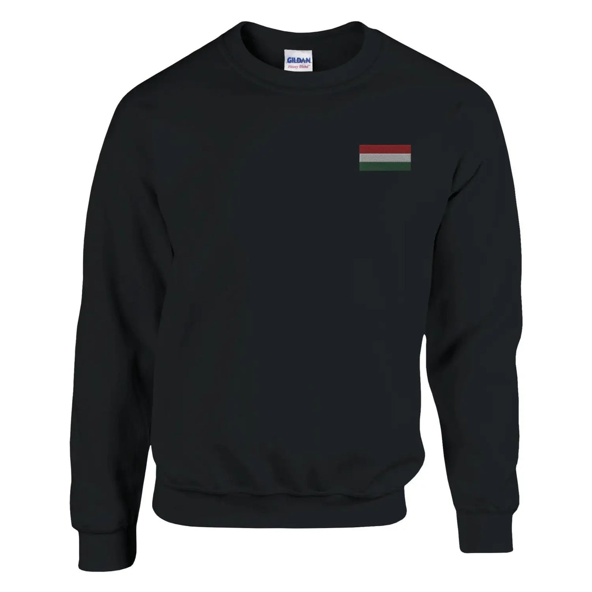 Sweat-shirt drapeau de la hongrie en broderie - pixelformaflag