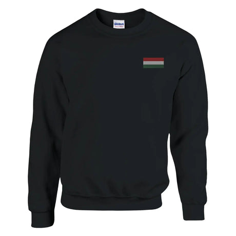 Sweat-shirt drapeau de la hongrie en broderie - pixelformaflag