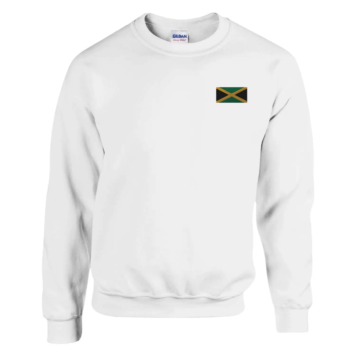 Sweat-shirt drapeau de la jamaïque en broderie - pixelformaflag