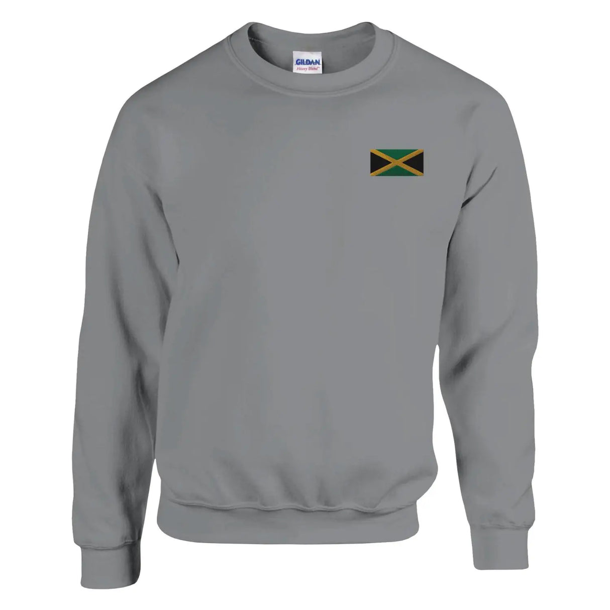 Sweat-shirt drapeau de la jamaïque en broderie - pixelformaflag