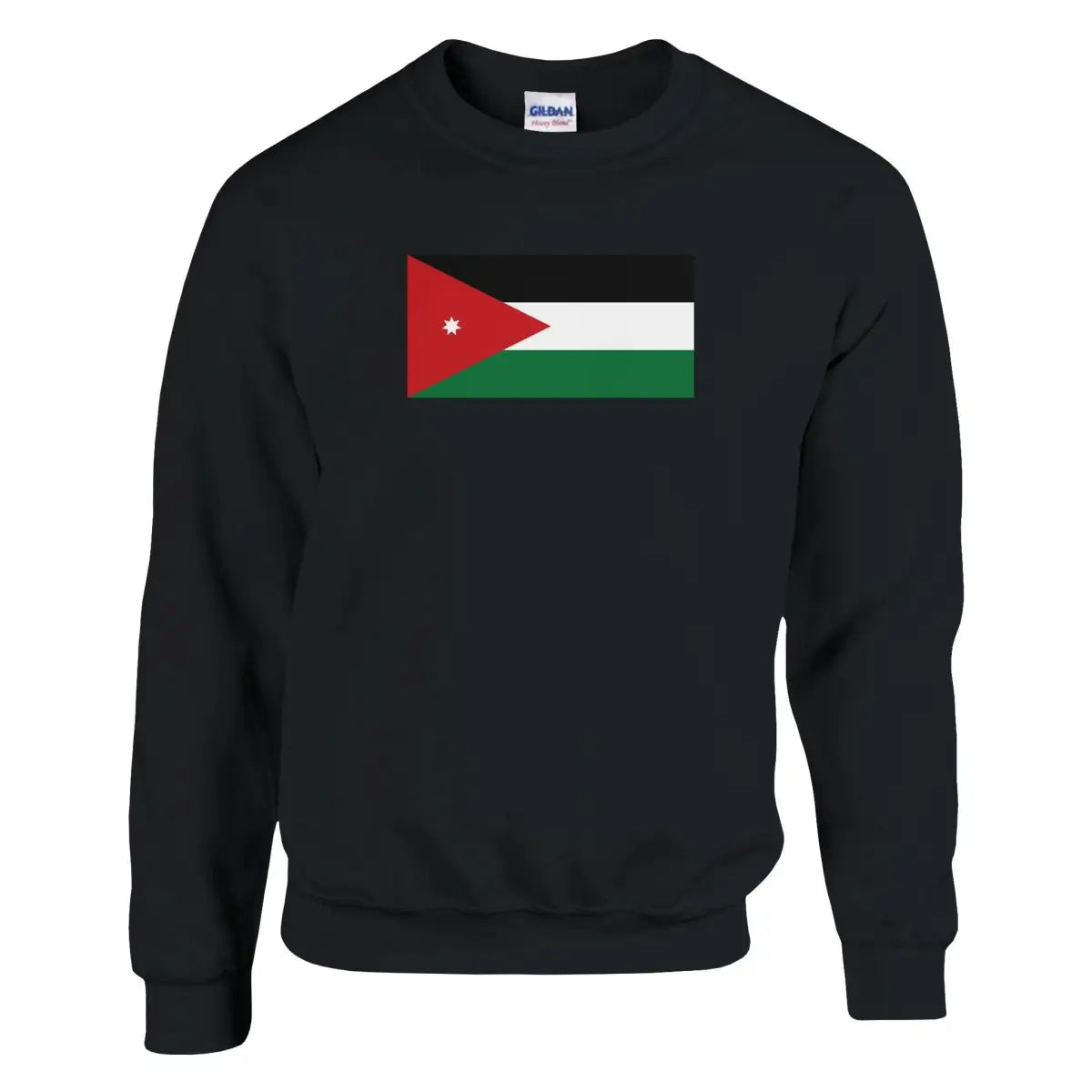 Sweat-shirt Drapeau de la Jordanie - Pixelforma 