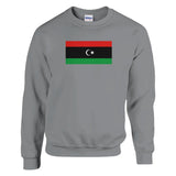 Sweat-shirt drapeau de la libye - pixelformaflag