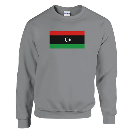 Sweat-shirt drapeau de la libye - pixelformaflag