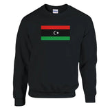 Sweat-shirt drapeau de la libye - pixelformaflag