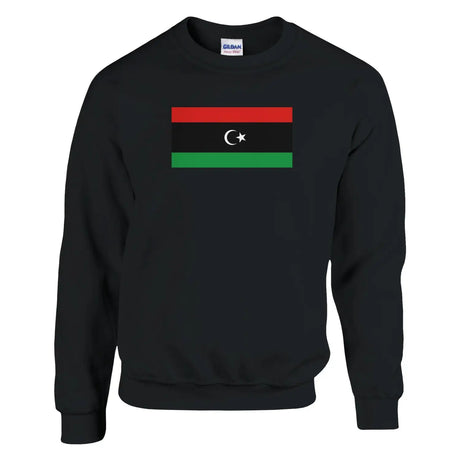 Sweat-shirt drapeau de la libye - pixelformaflag