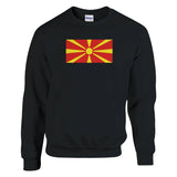 Sweat-shirt Drapeau de la Macédoine du Nord - Pixelforma 