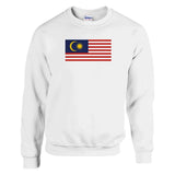 Sweat-shirt Drapeau de la Malaisie - Pixelforma 