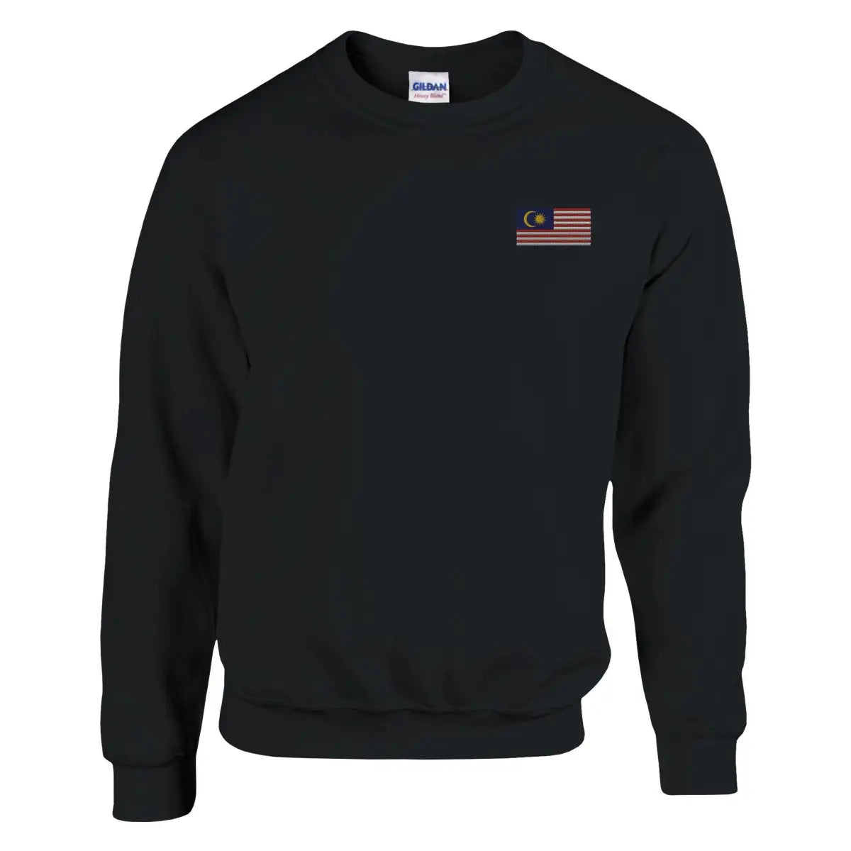 Sweat-shirt Drapeau de la Malaisie en broderie - Pixelforma 