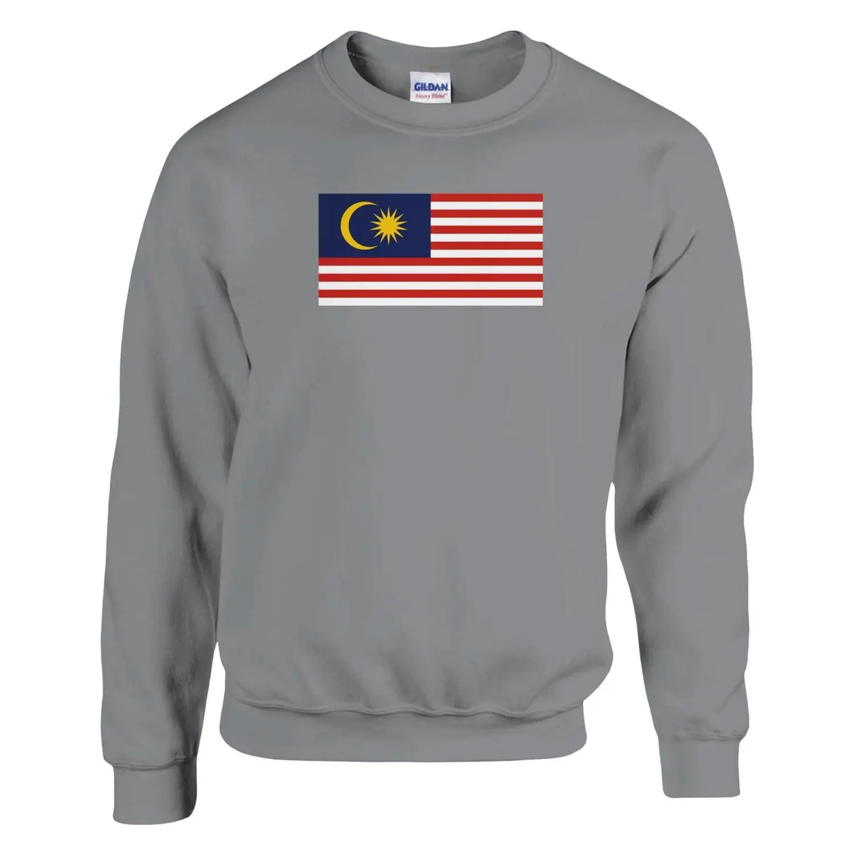 Sweat-shirt drapeau de la malaisie - pixelformaflag