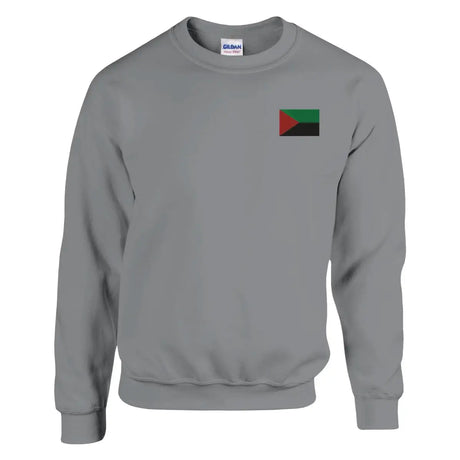 Sweat-shirt Drapeau de la Martinique en broderie - Pixelforma 