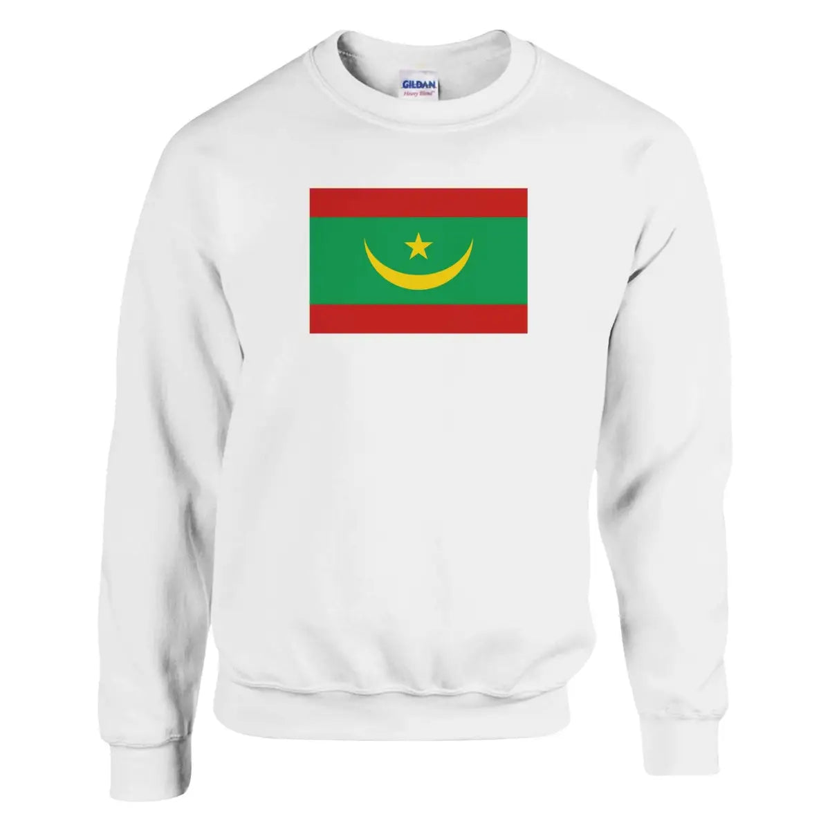 Sweat-shirt Drapeau de la Mauritanie - Pixelforma 