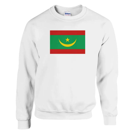 Sweat-shirt Drapeau de la Mauritanie - Pixelforma 