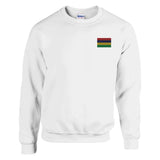 Sweat-shirt Drapeau de la Mauritanie en broderie - Pixelforma 