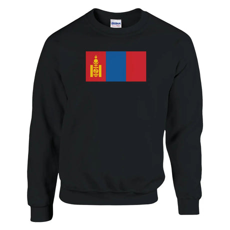 Sweat-shirt drapeau de la mongolie - pixelformaflag