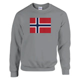 Sweat-shirt Drapeau de la Norvège - Pixelforma 