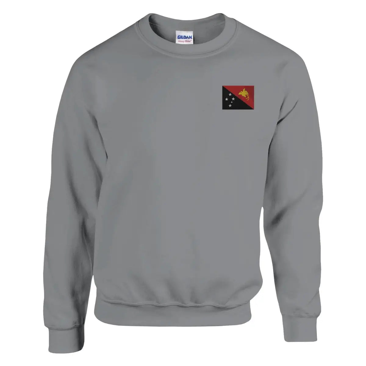 Sweat-shirt drapeau de la papouasie-nouvelle-guinée en broderie - pixelformaflag