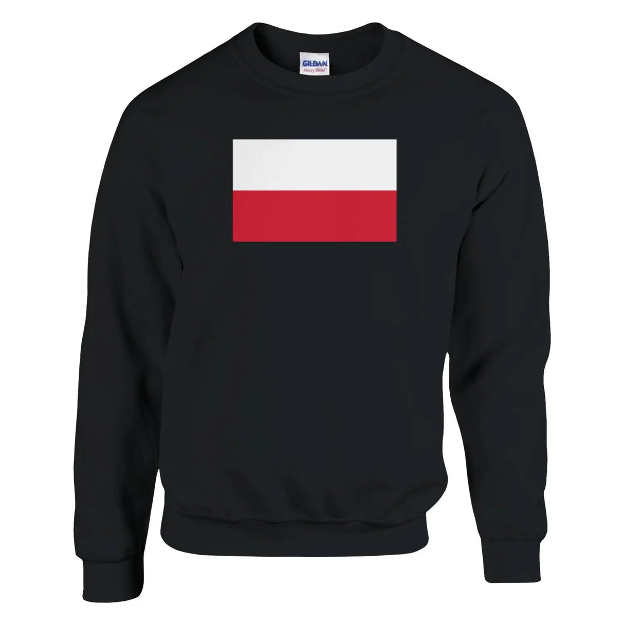Sweat-shirt drapeau de la pologne - pixelformaflag
