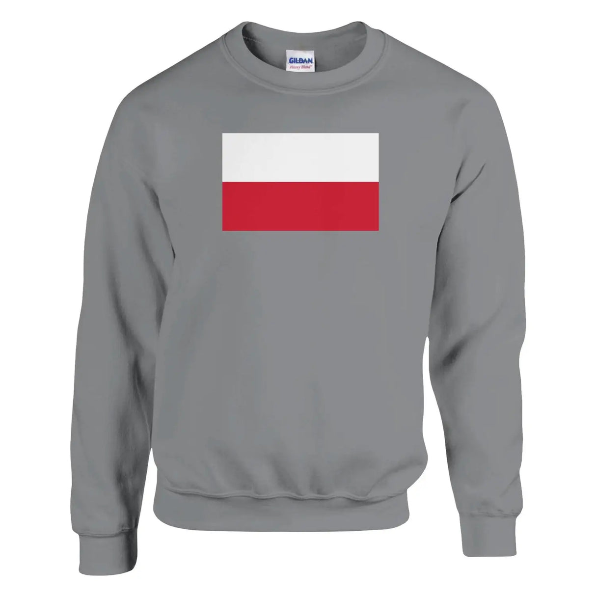 Sweat-shirt drapeau de la pologne - pixelformaflag