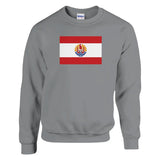 Sweat-shirt Drapeau de la Polynésie française - Pixelforma 