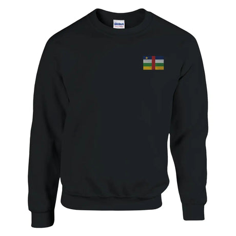 Sweat-shirt Drapeau de la République centrafricaine en broderie - Pixelforma 