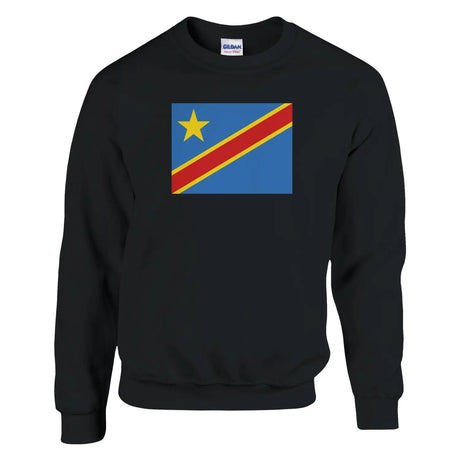 Sweat-shirt drapeau de la république démocratique du congo - pixelformaflag