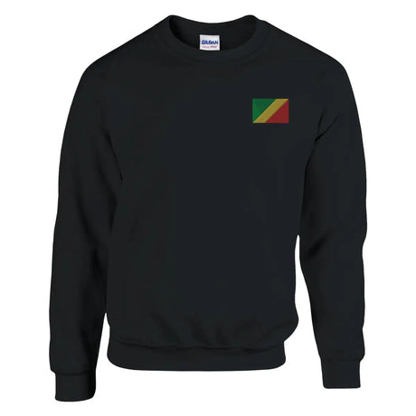 Sweat-shirt Drapeau de la république du Congo en broderie - Pixelforma 