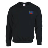 Sweat-shirt drapeau de la réunion en broderie - pixelformaflag