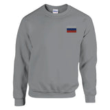 Sweat-shirt drapeau de la russie en broderie - pixelformaflag