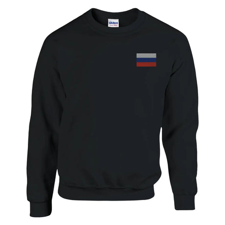 Sweat-shirt drapeau de la russie en broderie - pixelformaflag