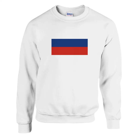 Sweat-shirt drapeau de la russie - pixelformaflag