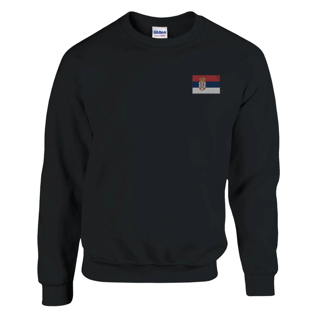 Sweat-shirt drapeau de la serbie en broderie - pixelformaflag