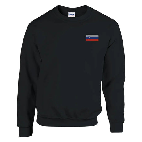 Sweat-shirt drapeau de la slovénie en broderie - pixelformaflag