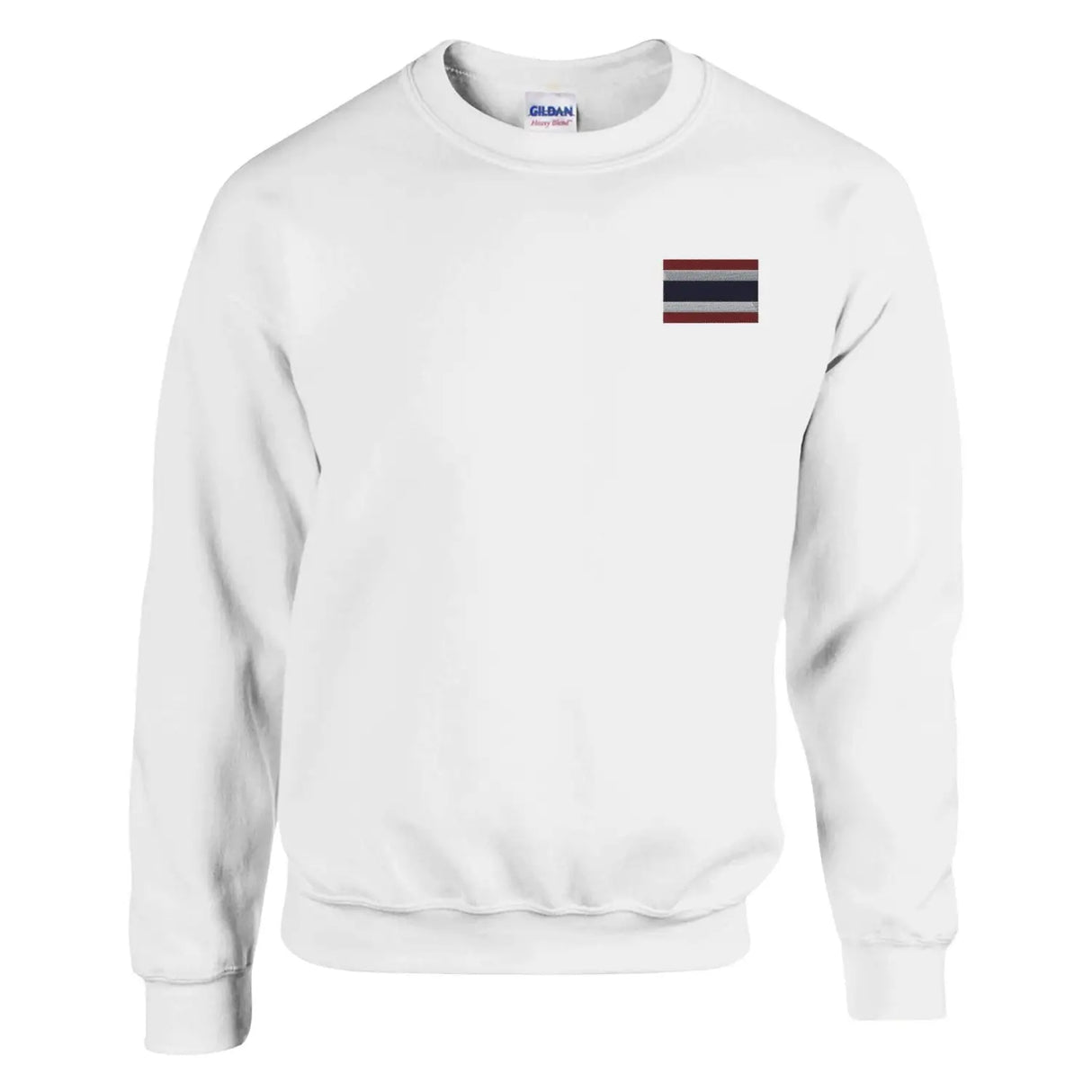 Sweat-shirt drapeau de la thaïlande en broderie - pixelformaflag