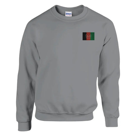 Sweat-shirt Drapeau de l'Afghanistan en broderie - Pixelforma 