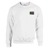 Sweat-shirt Drapeau de l'Afrique du Sud en broderie - Pixelforma 