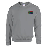 Sweat-shirt drapeau de l’afrique du sud en broderie - pixelformaflag
